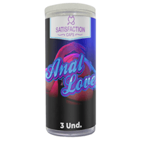 Bolinha Funcional Satisfaction Anal Love Com 3 Unid. Ies Validade 07/2025