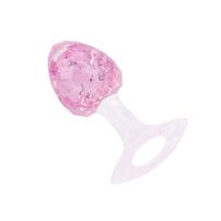 Plug Anal Em Silicone Com Esfera De Vidro Tamanho M Importação