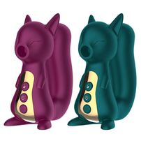 Vibrador Em Formato De Esquilo Com Pulsação Mega Import